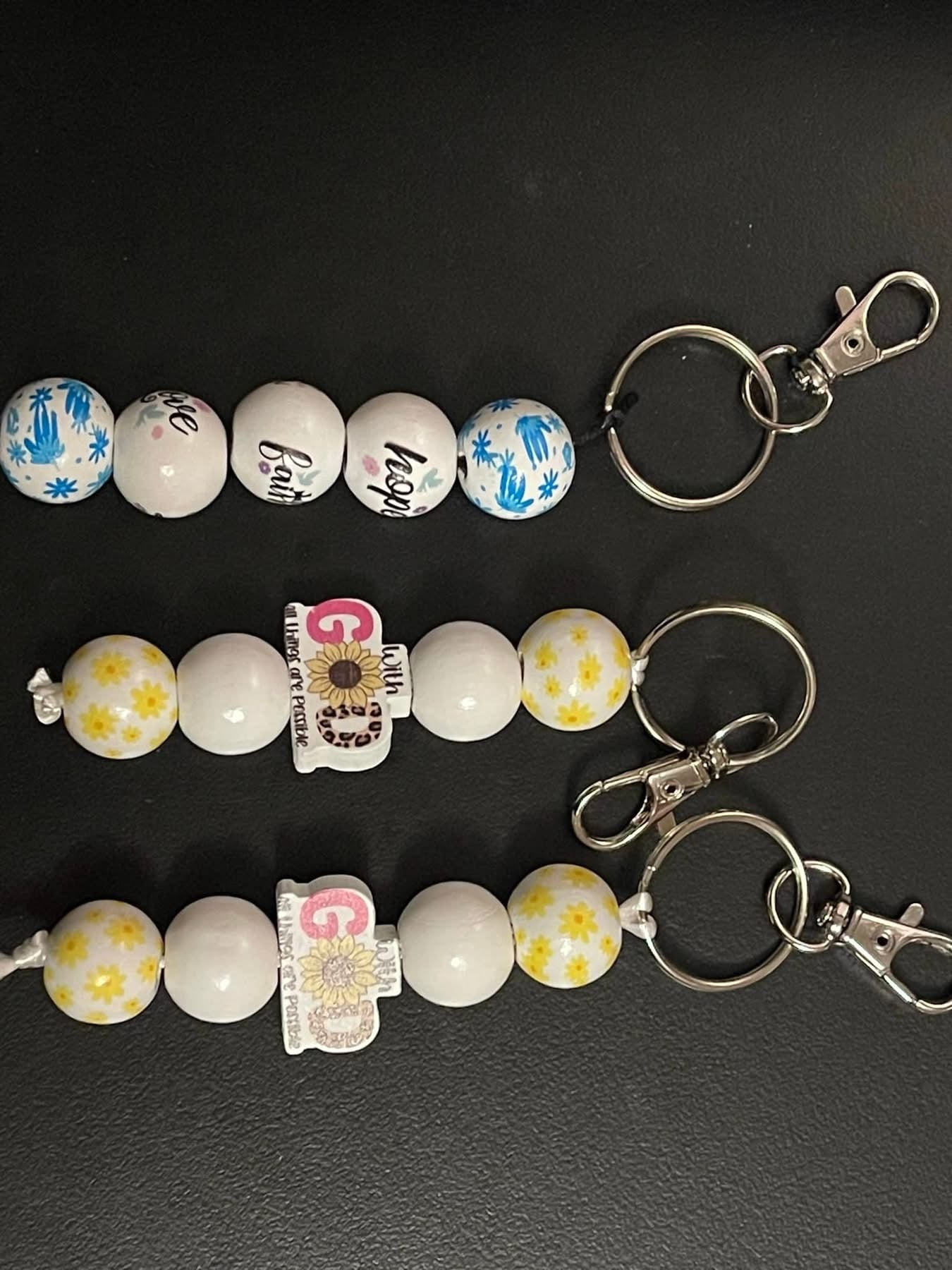 Straight keychain bars
