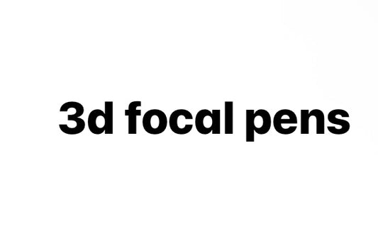 3d Printed Focal pens