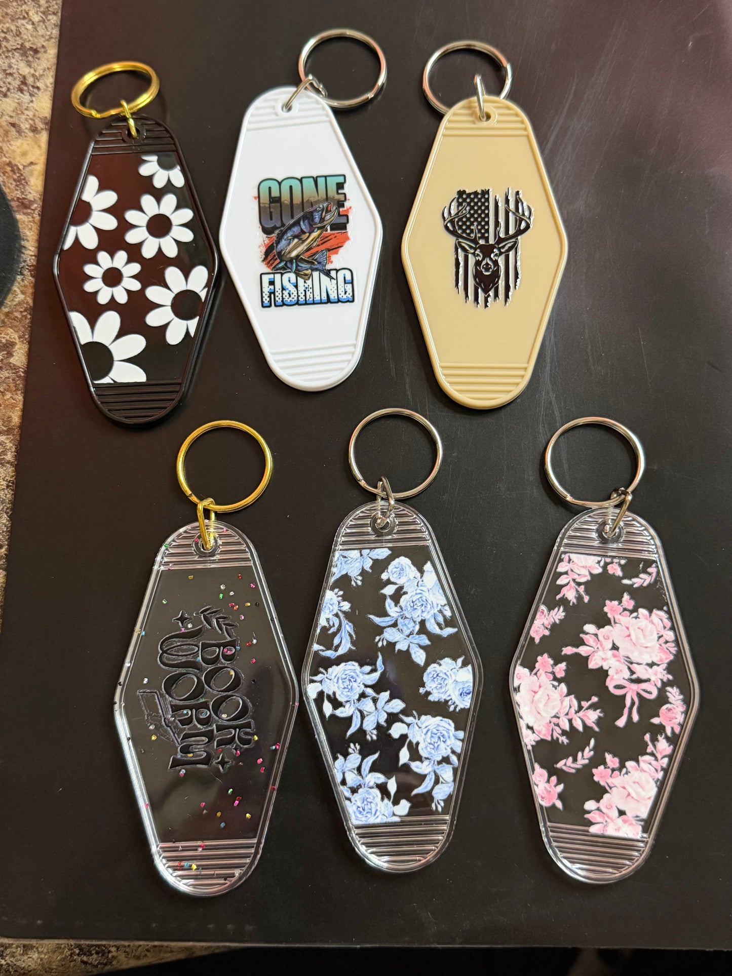 Hotel keychains