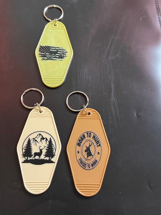 Hotel keychains
