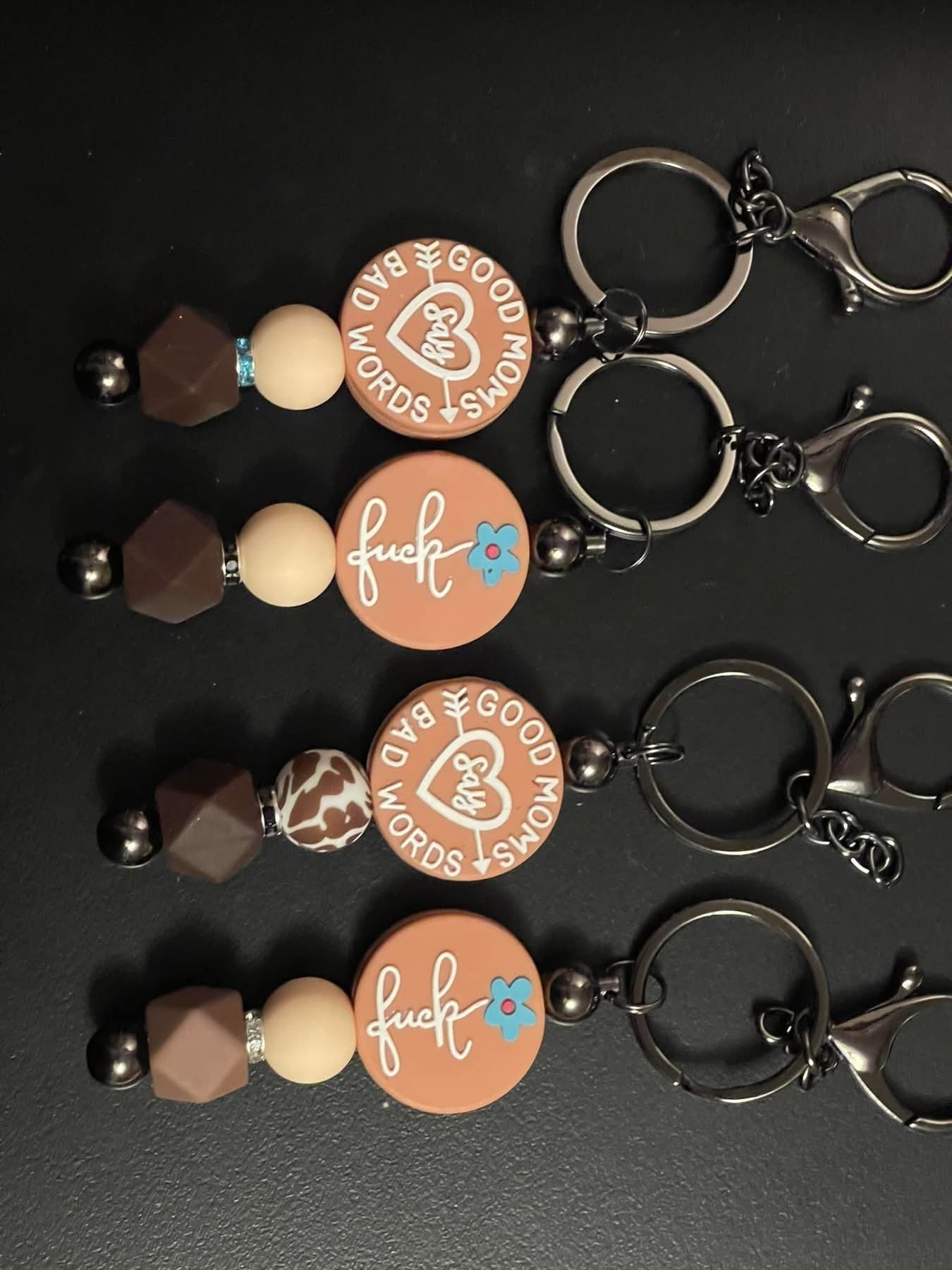 Straight keychain bars