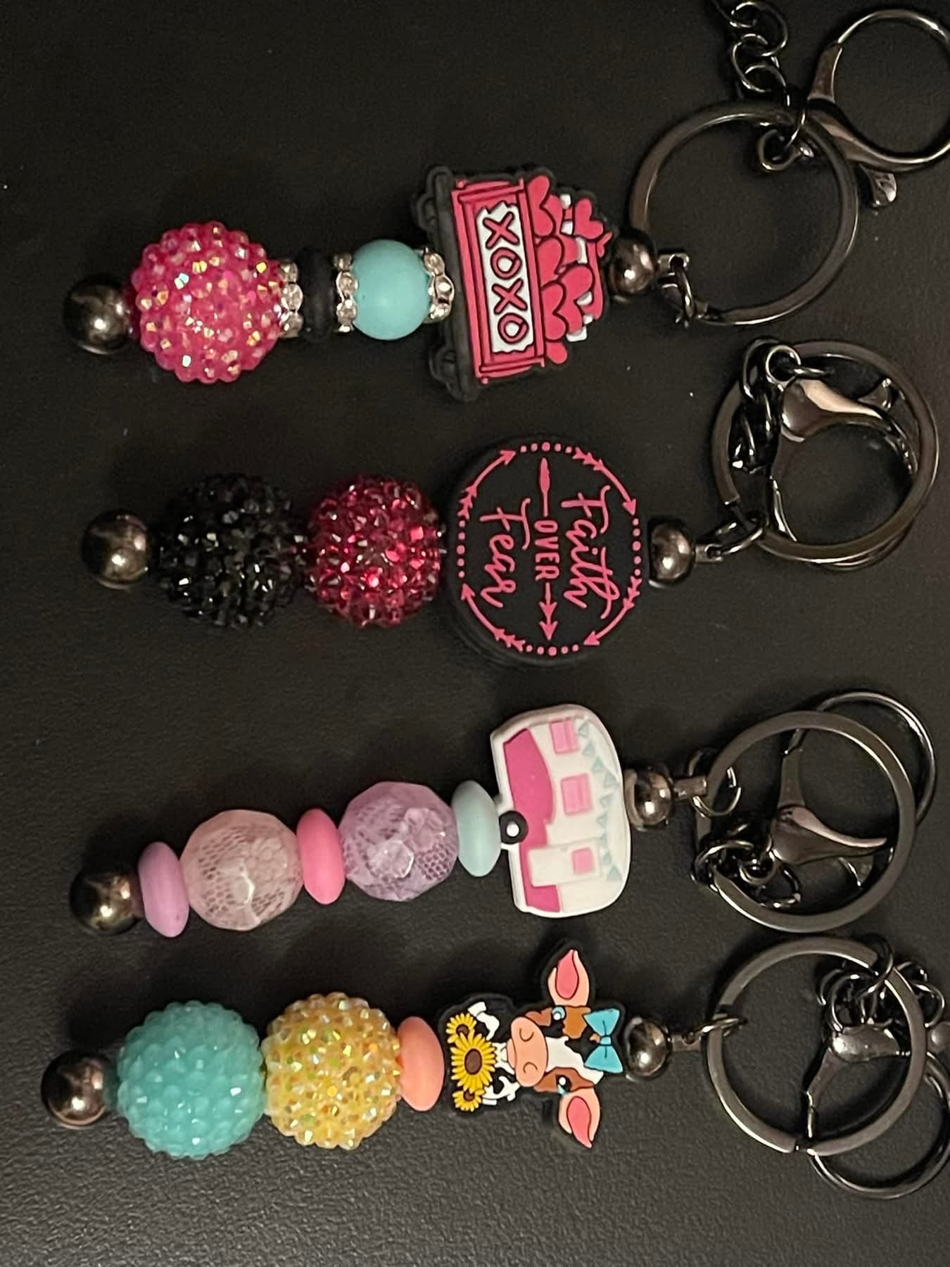 Straight keychain bars