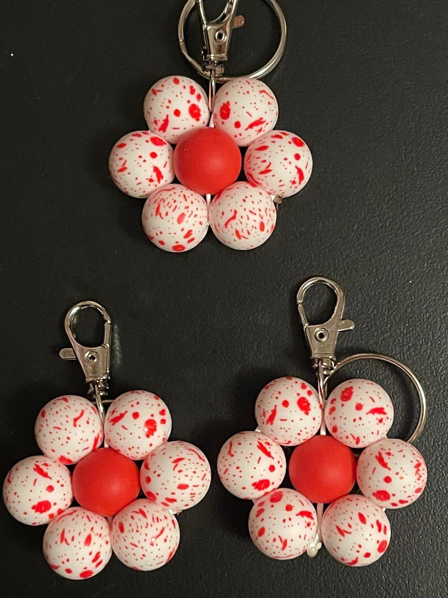 Flower keychains