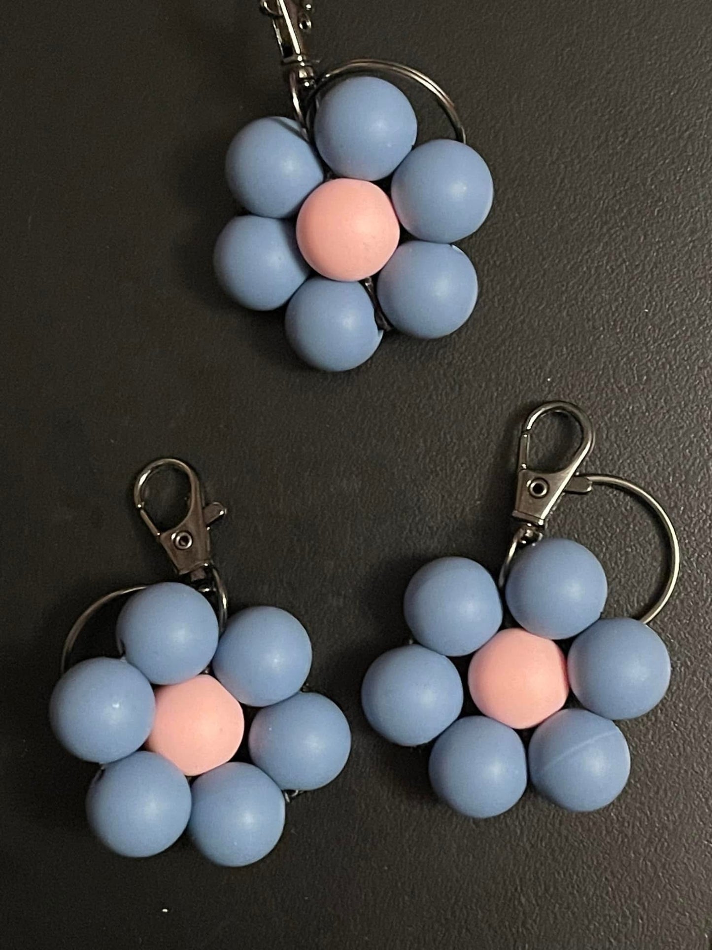 Flower keychains