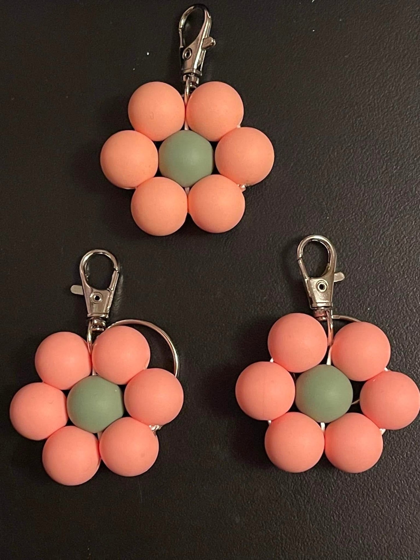 Flower keychains