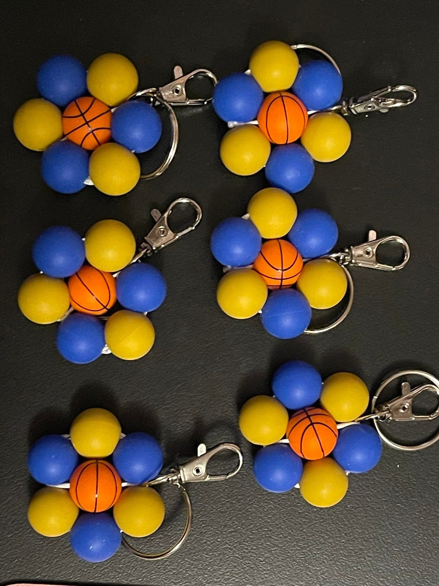 Flower keychains